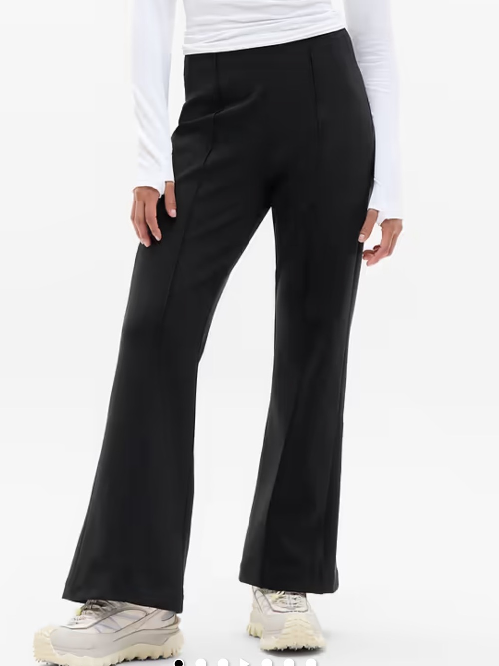 ATHLETA Glacier High Rise Bootcut Pant Size 4 Black #794531 NEW